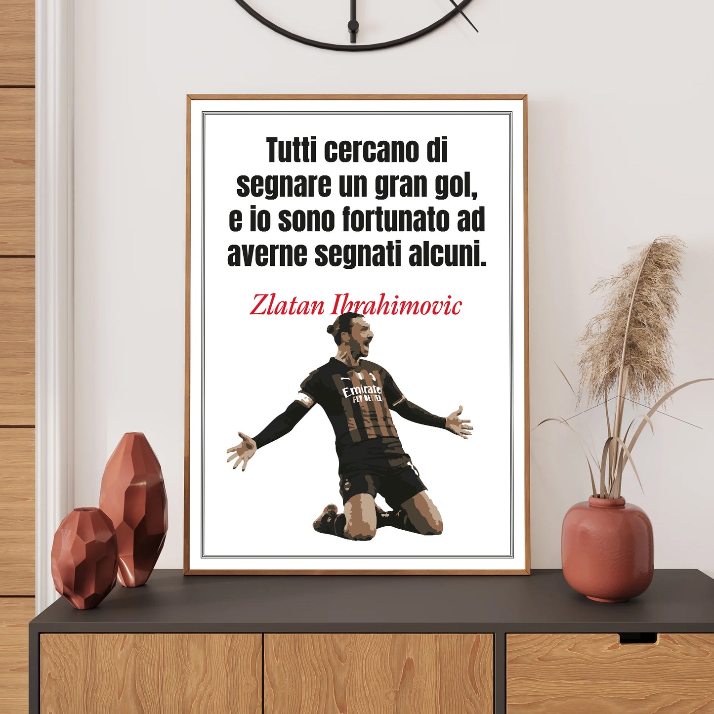 AC Milan Wall Art Print, Bedroom