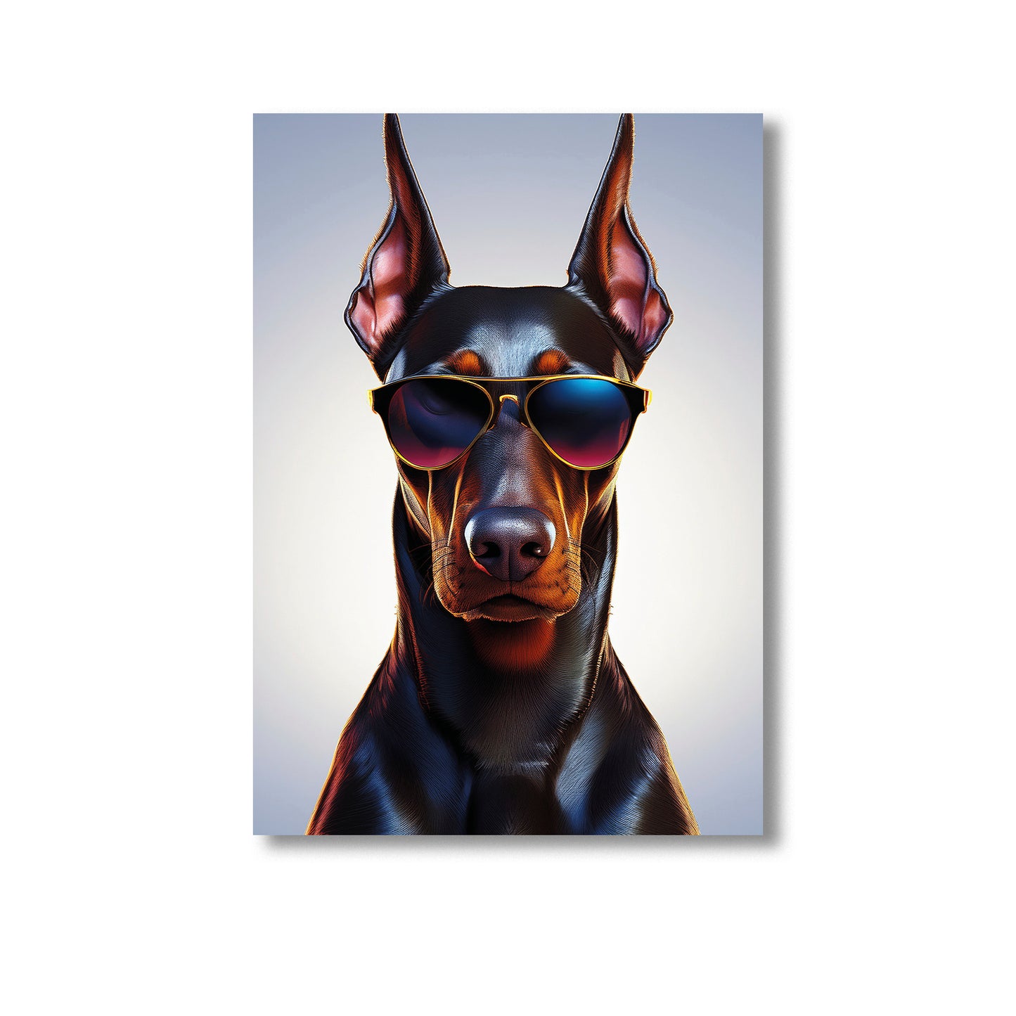 Doberman Wall Art Print, Product