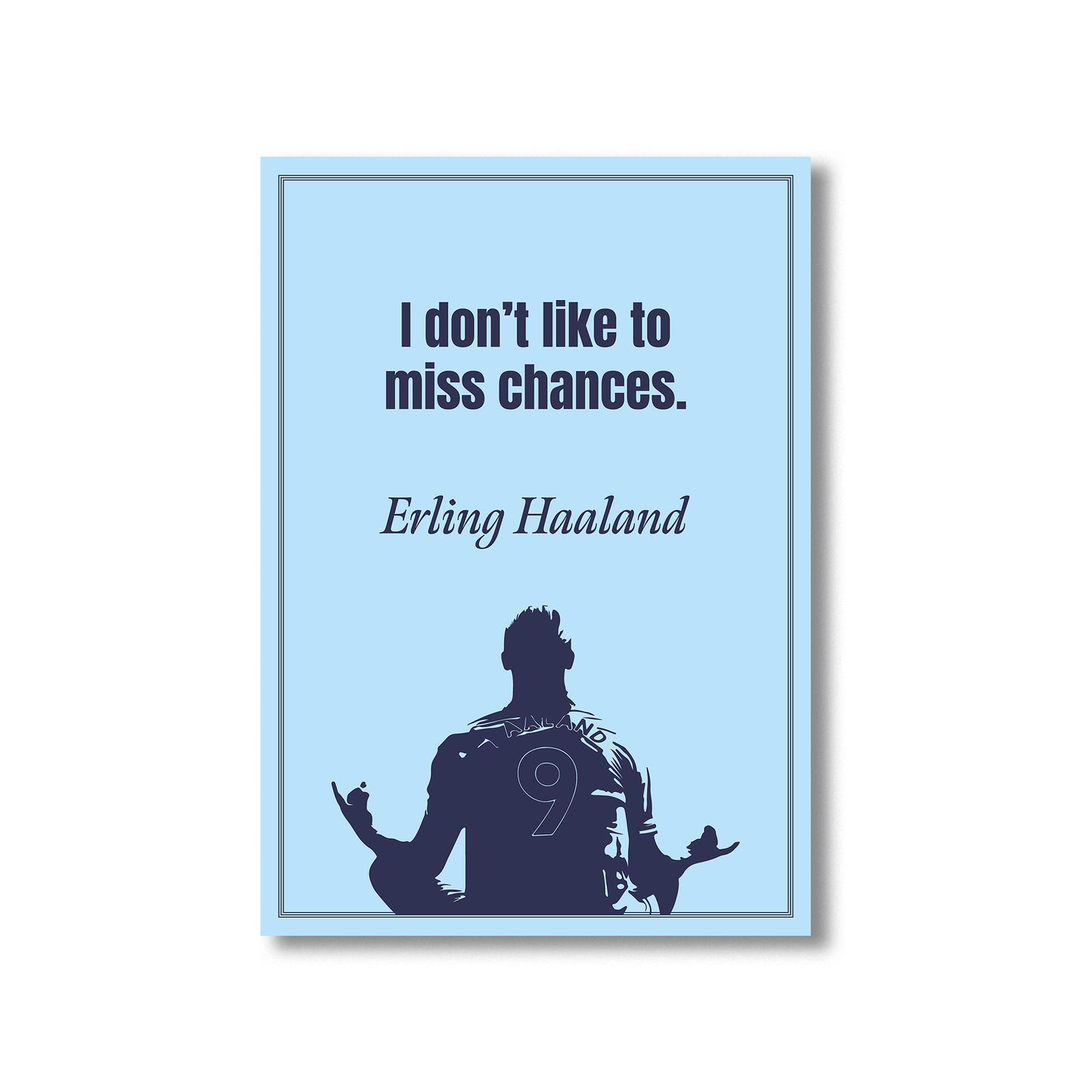 Haaland Manchester City Wall Art Print, Product