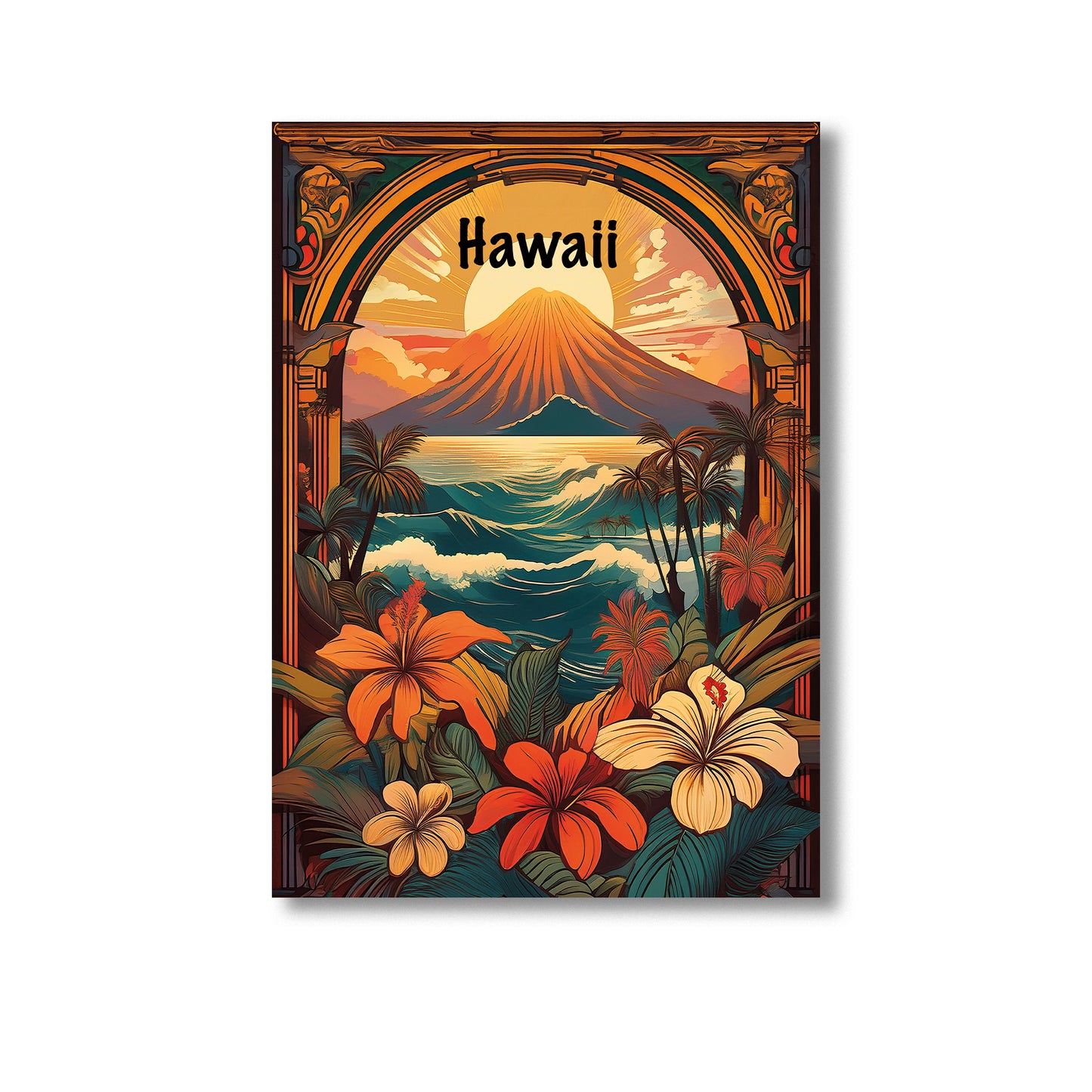 Hawaii Wall Art Print Home decor Poster, Product