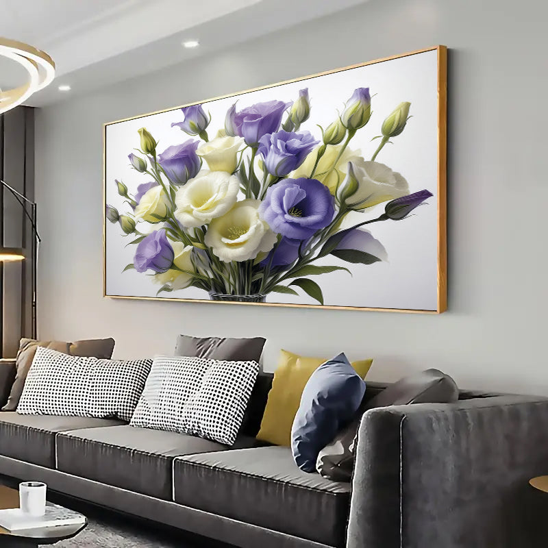 Floral Wall Art Prints, Living room
