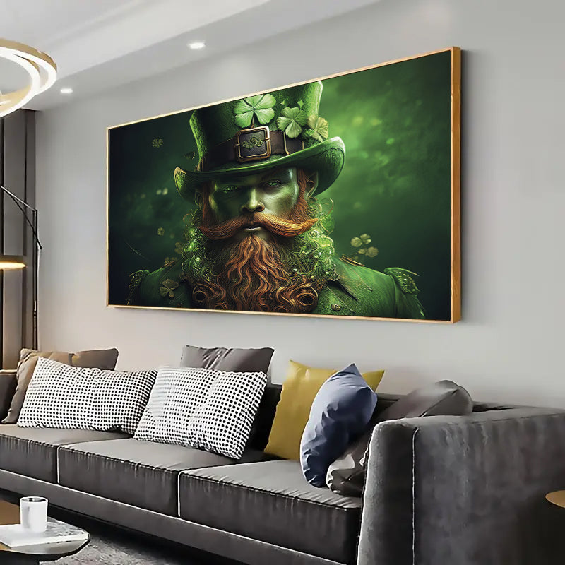 St. Patricks Day Wall Art Print Home decor Poster, Living room