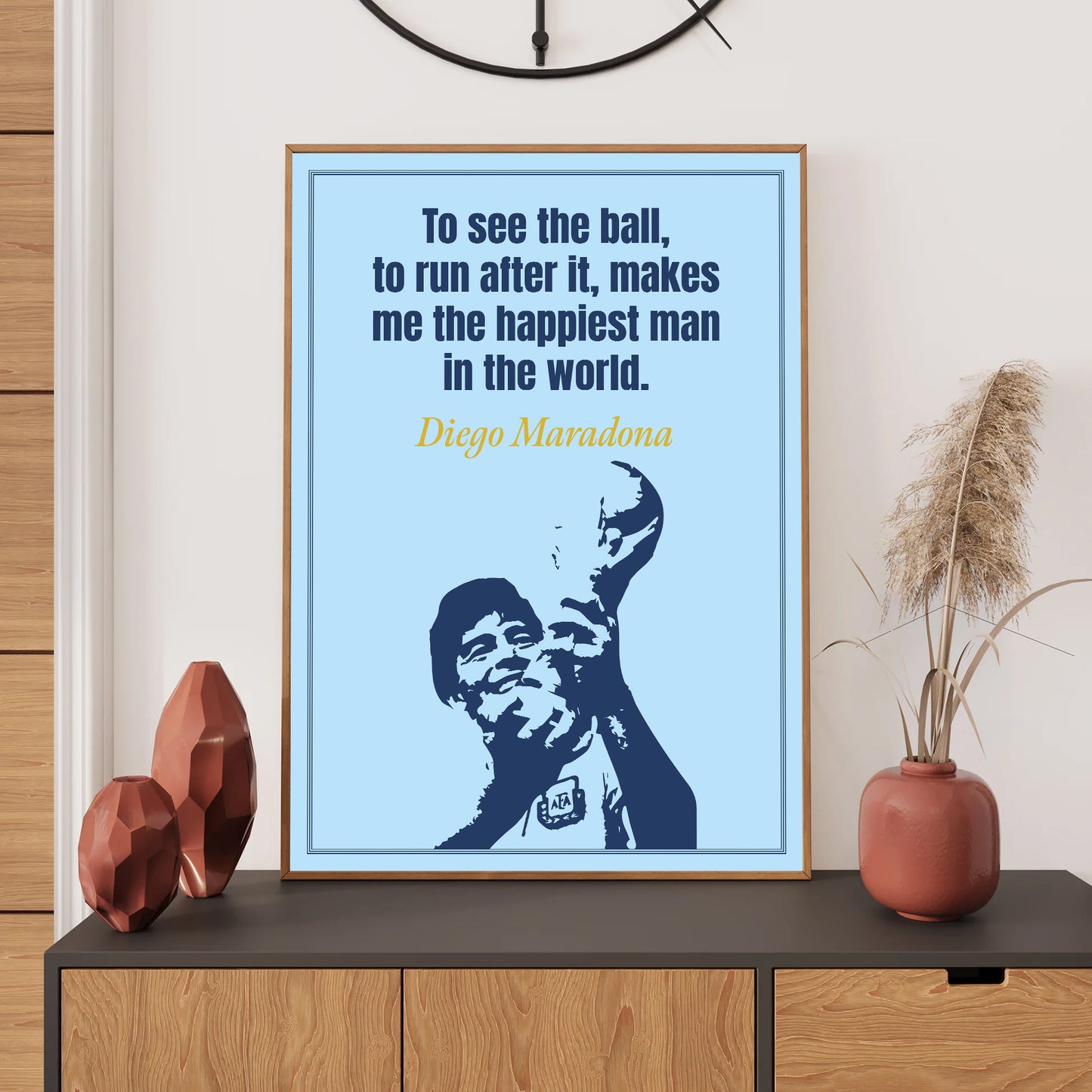 Maradona Wall Art Print, Bedroom