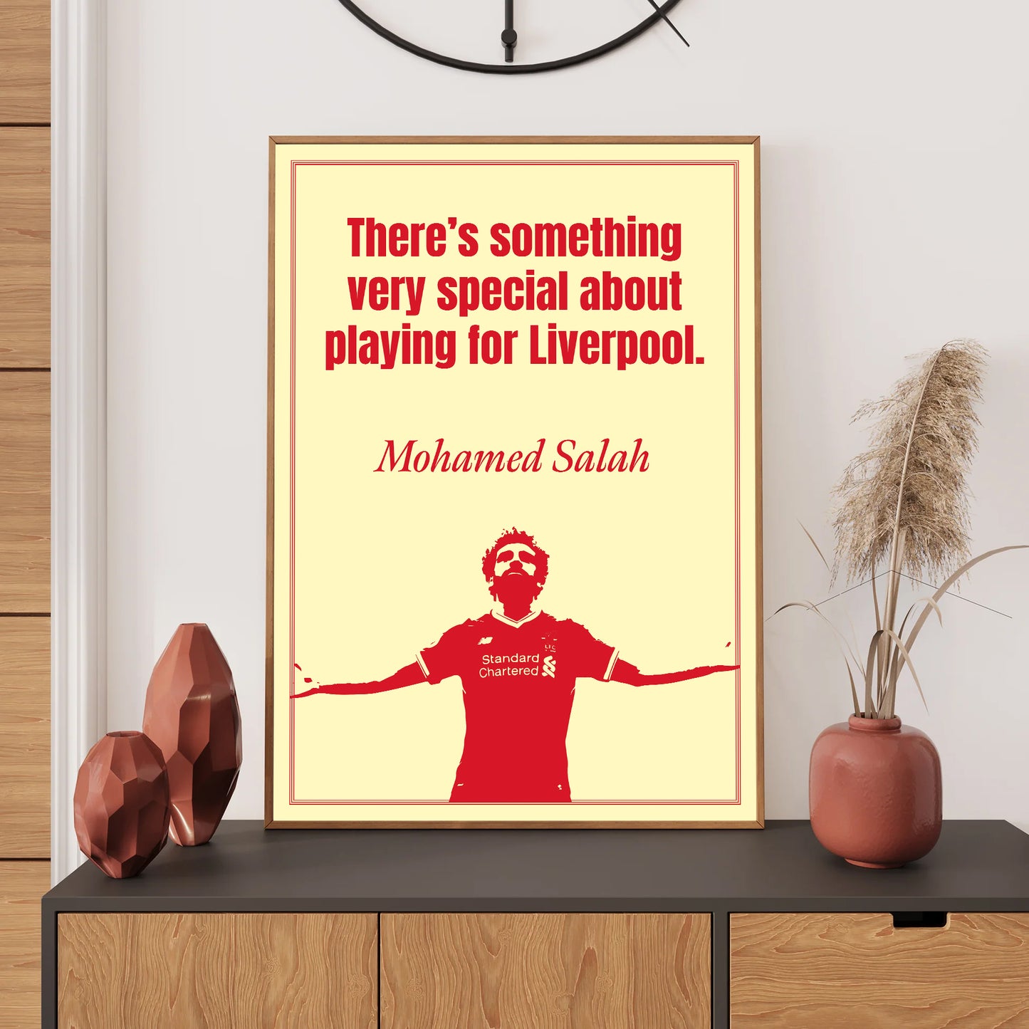 Salah Liverpool Wall Art Print, Bedroom