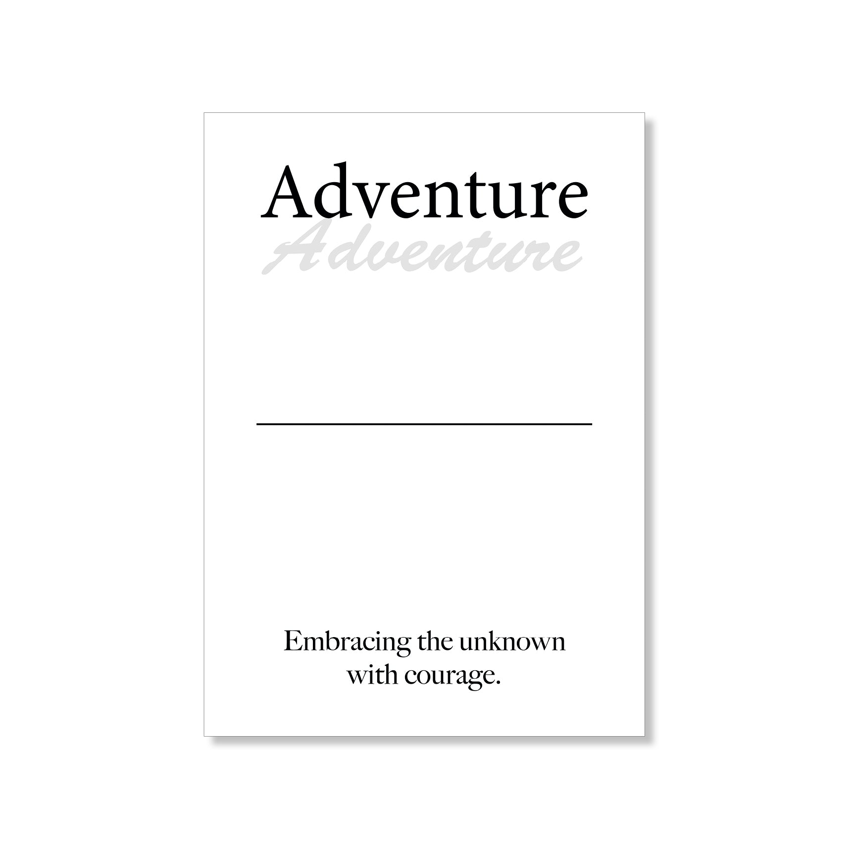 Adventure wall art digital download – printable minimalist quote for travel and exploration
