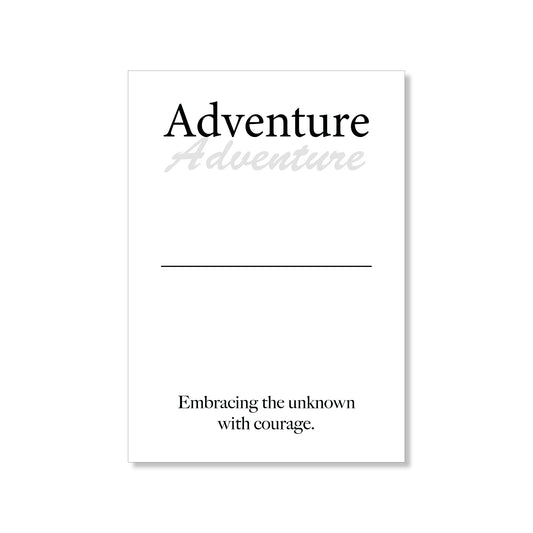 Adventure wall art digital download – printable minimalist quote for travel and exploration