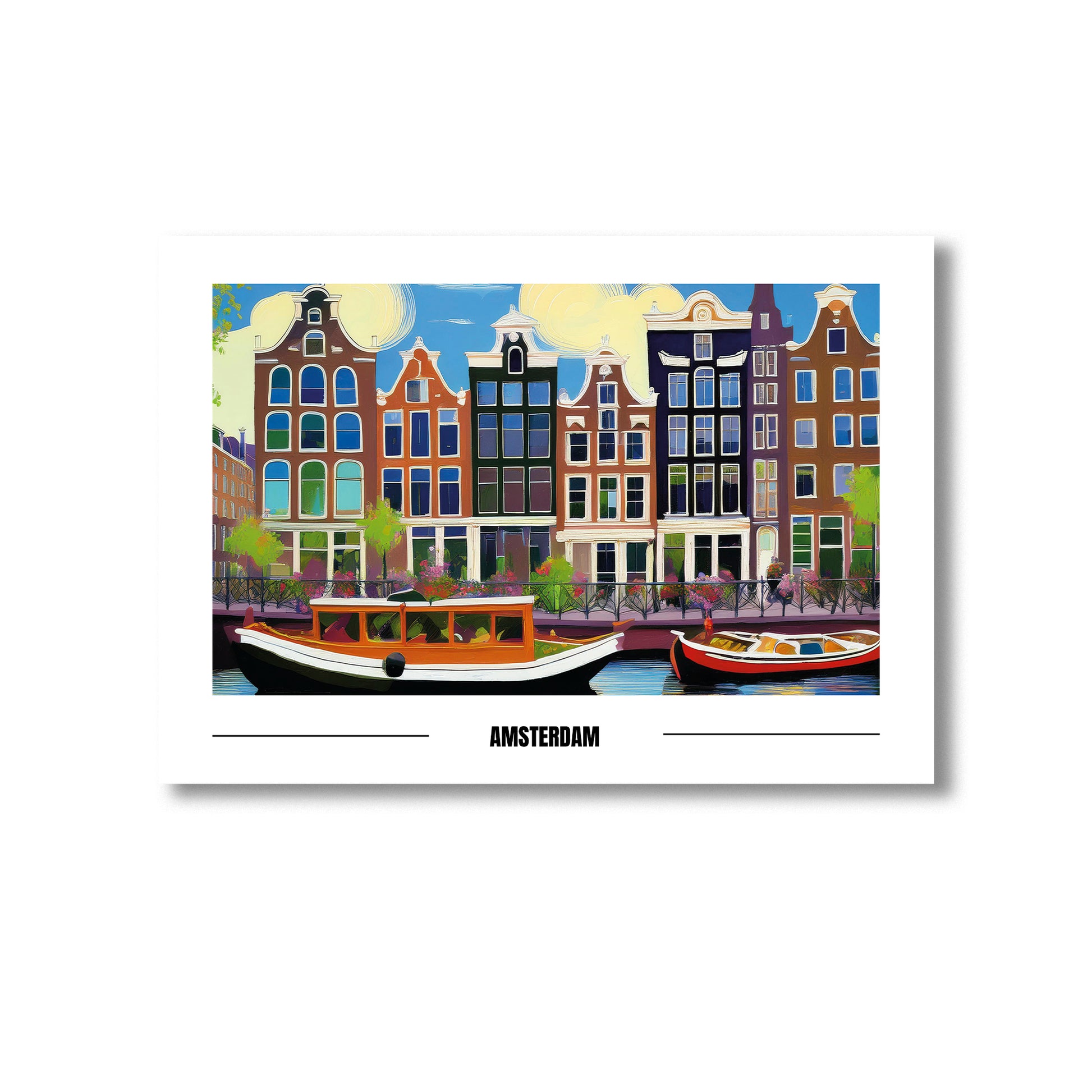 Amsterdam Wall Art Print Home decor Poster, Product