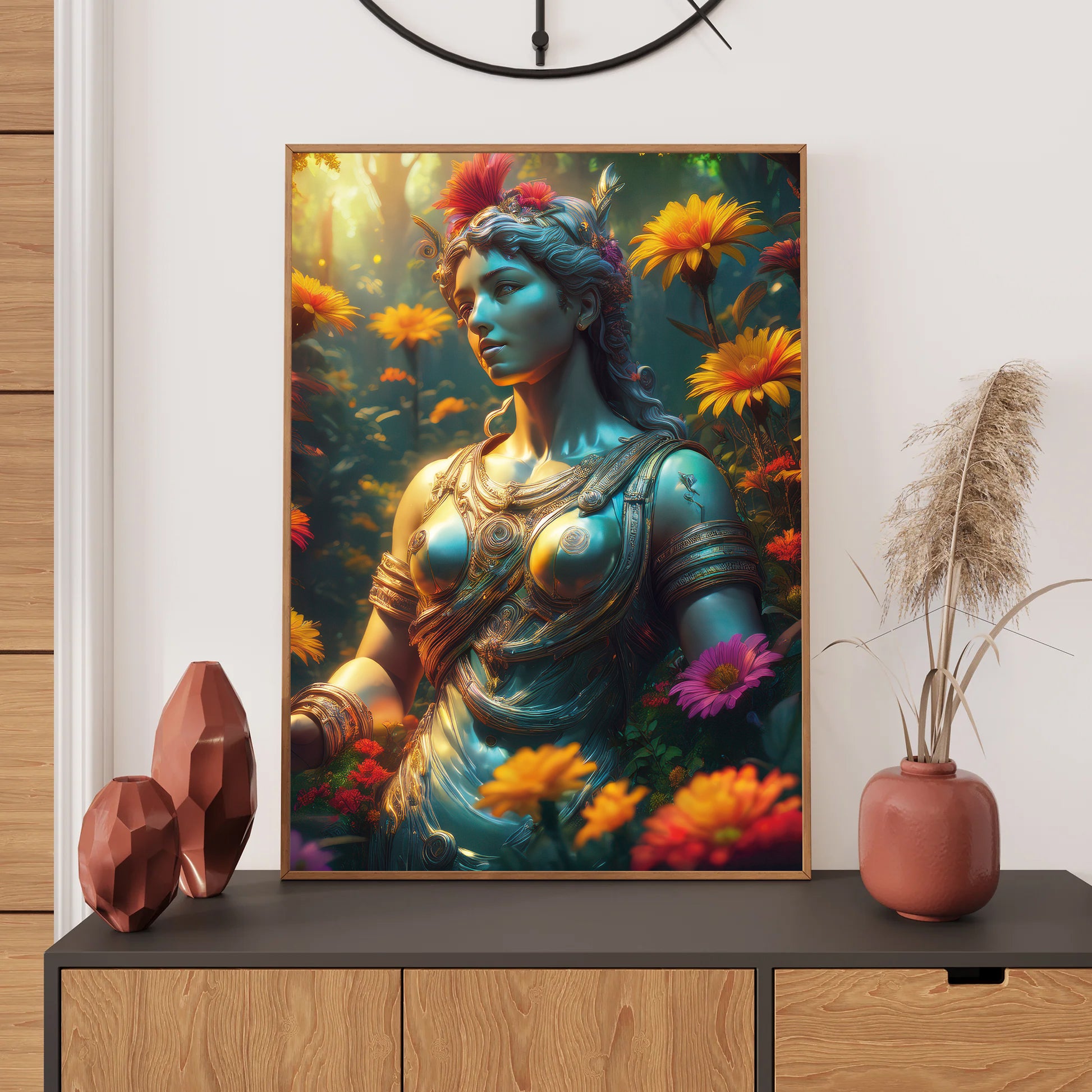 Aphrodite Goddess Wall Art Print, Bedroom