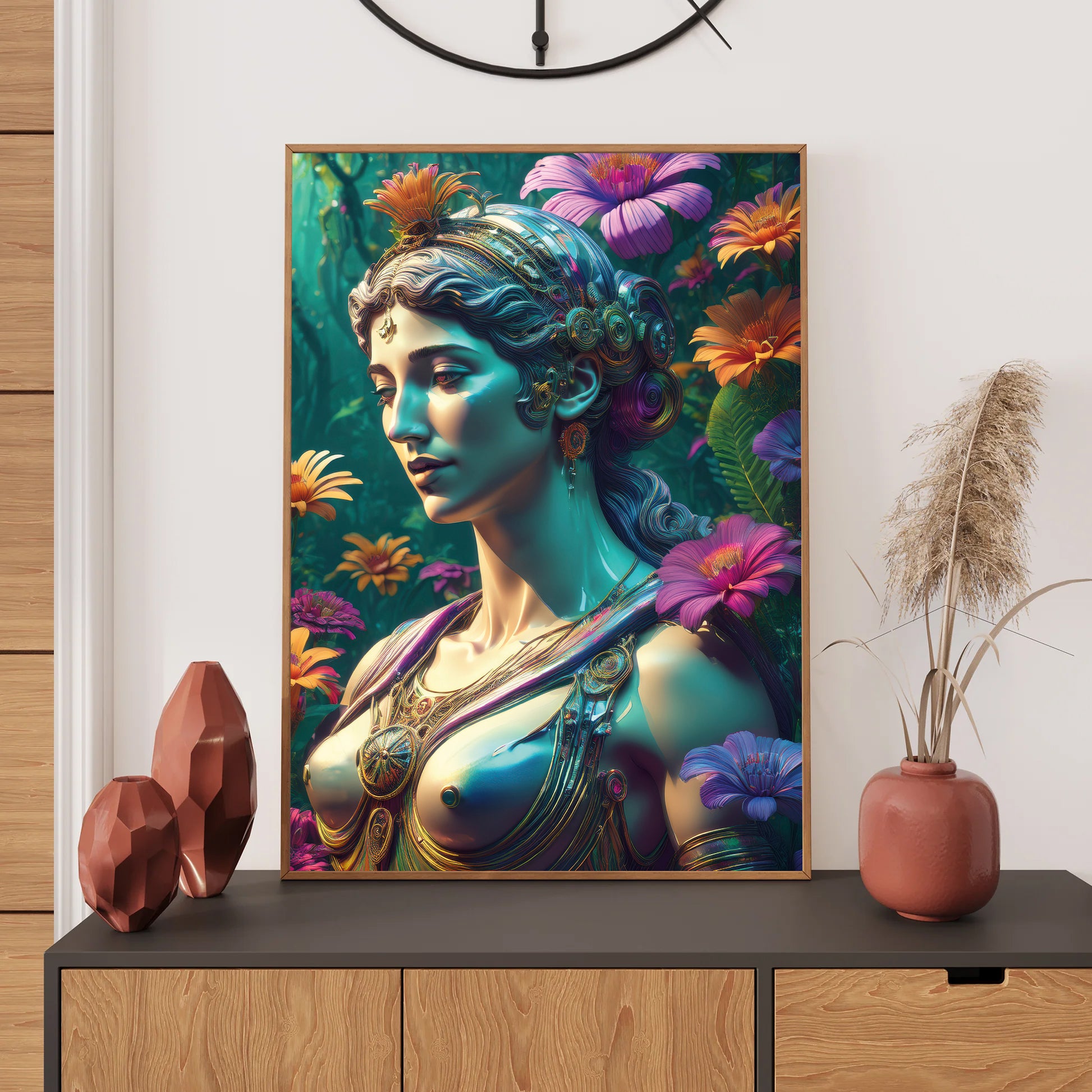 Aphrodite Goddess Wall Art Print, Bedroom