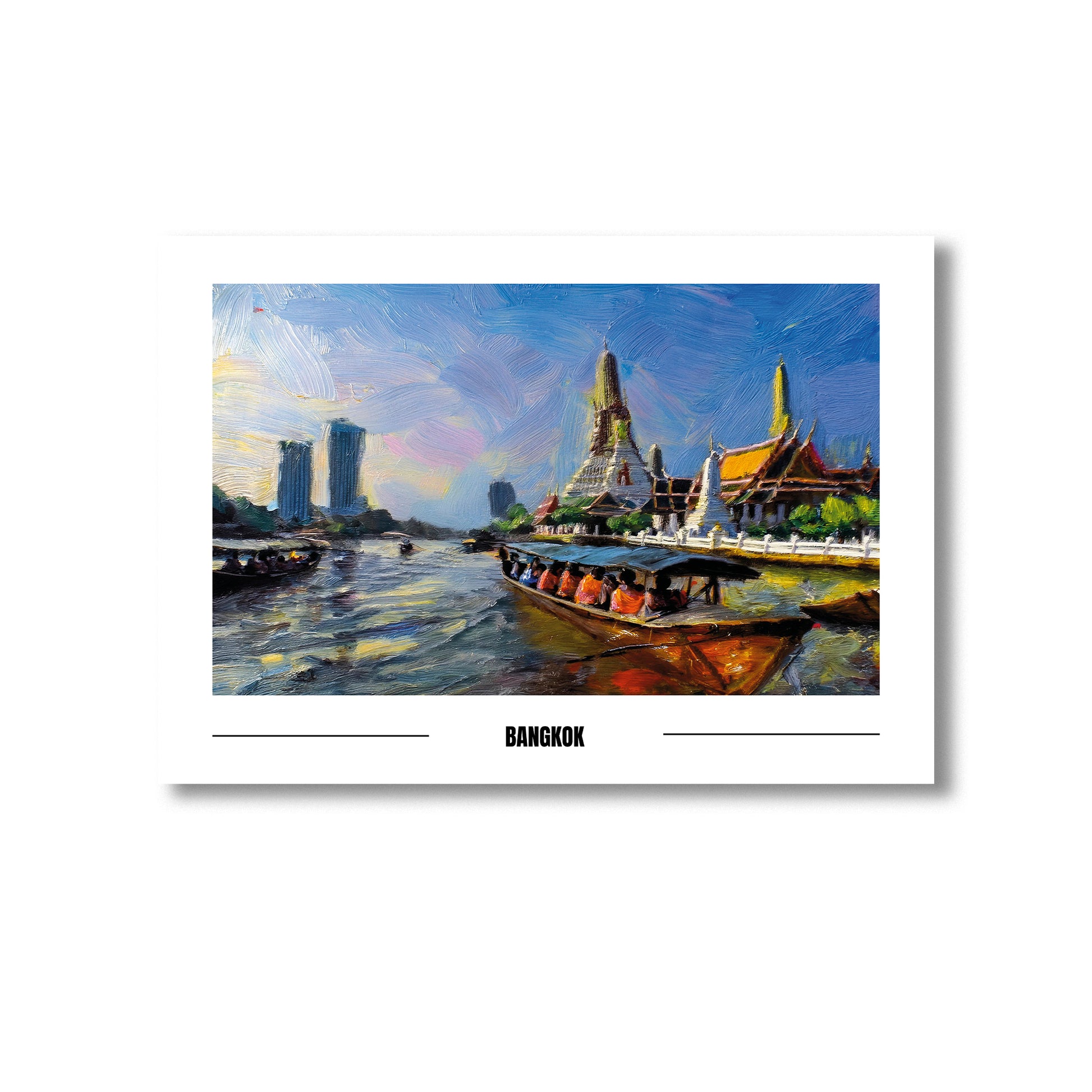 Bangkok Wall Art Print Home decor Poster, Product