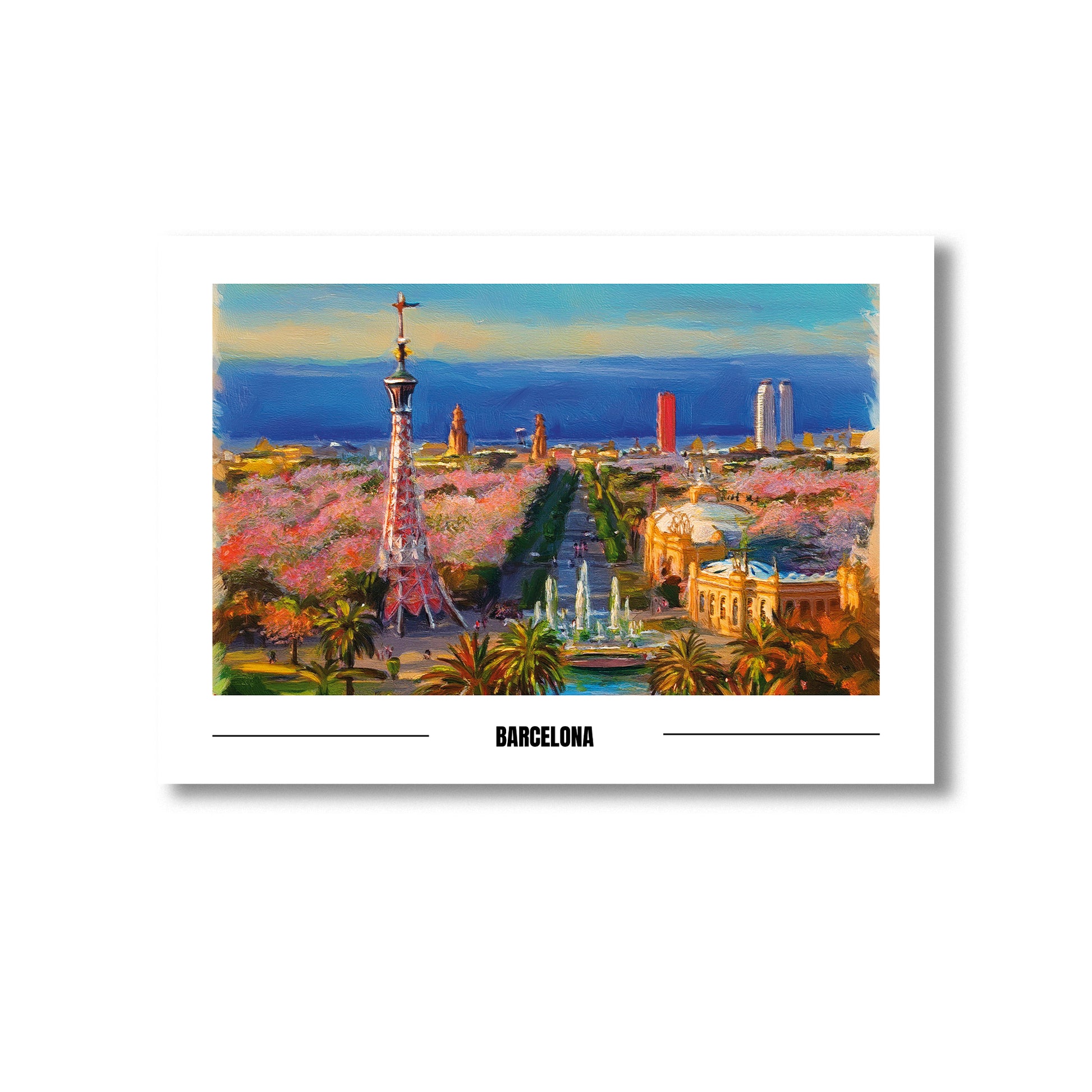 Barcelona Wall Art Print Home decor Poster, Product