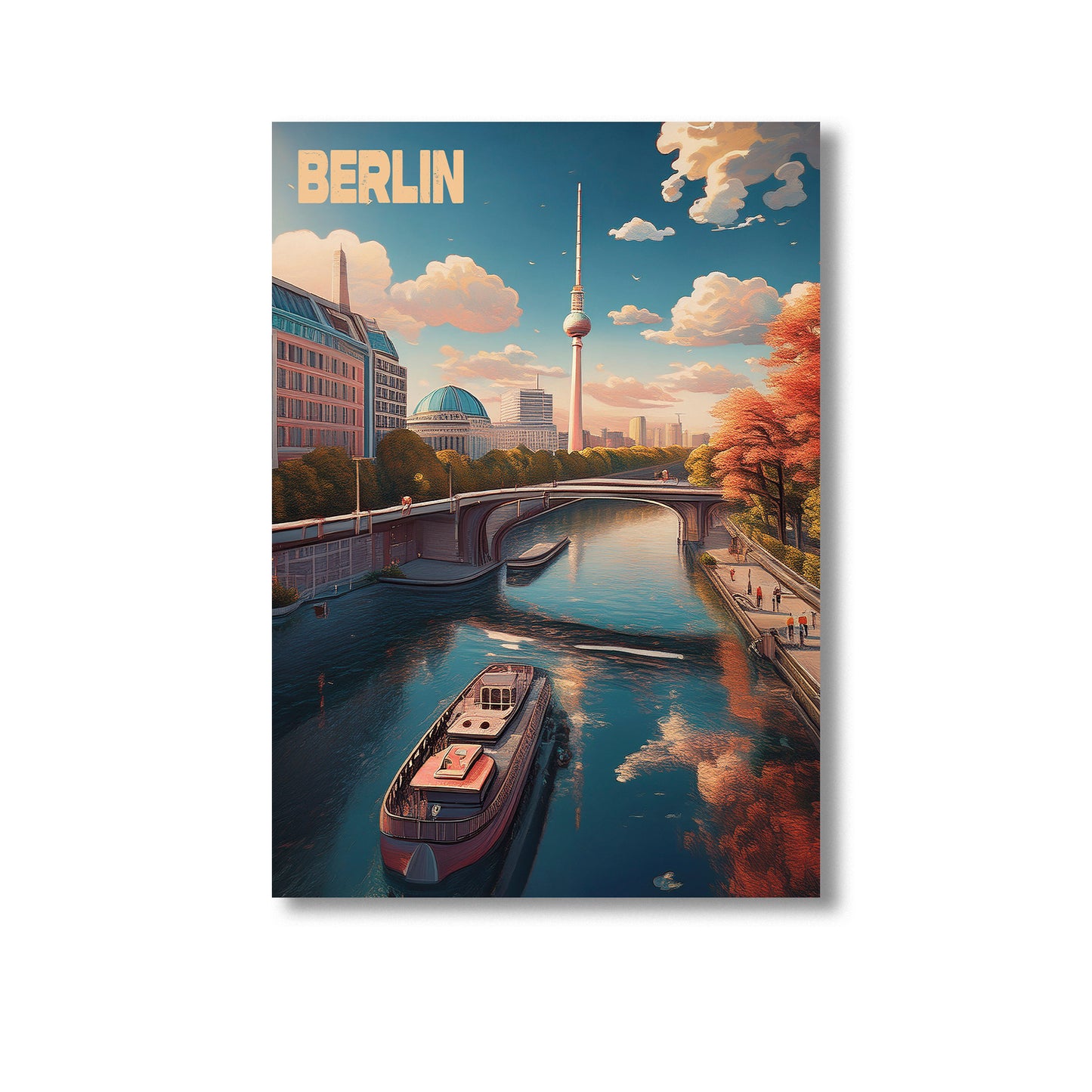 Berlin Wall Art Print Home decor Poster, Product