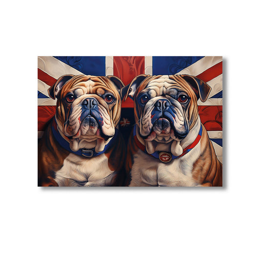 British Bulldog Wall Art Print Home decor Poster, Product