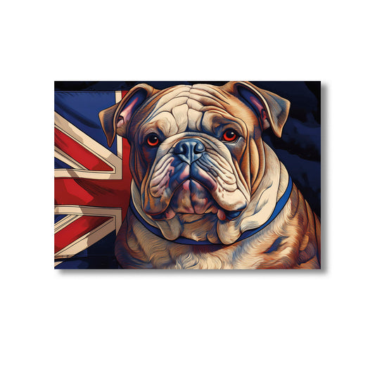 British Bulldog Wall Art Print Home decor Poster, Product