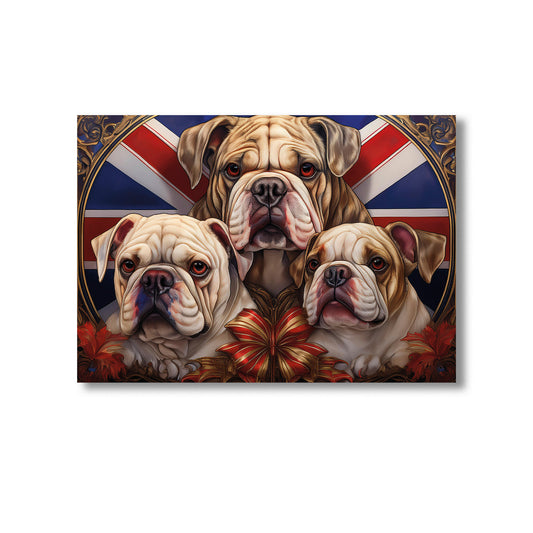 British Bulldog Wall Art Print Home decor Poster, Product