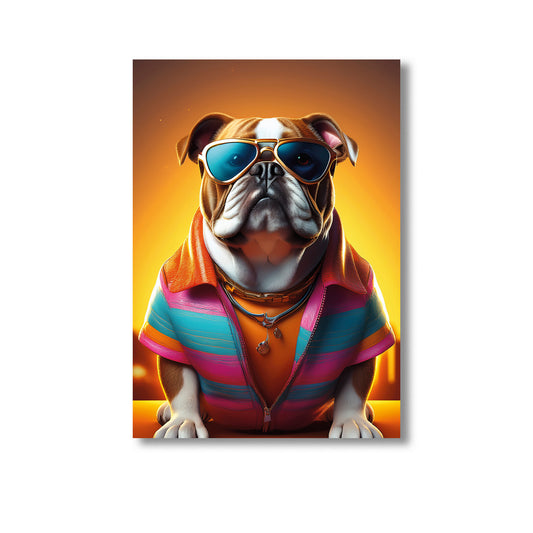 Bulldog Wall Art Print, Product