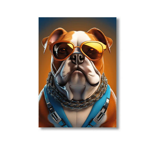 British Bulldog Wall Art Print Home decor Poster, Product