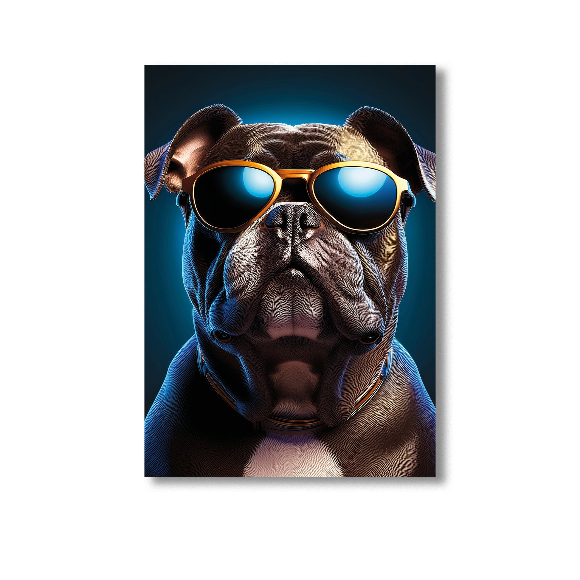 British Bulldog Wall Art Print Home decor Poster, Product