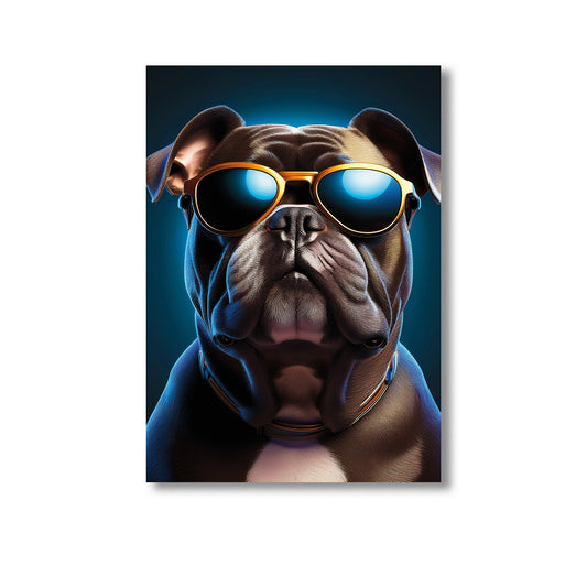 British Bulldog Wall Art Print Home decor Poster, Product