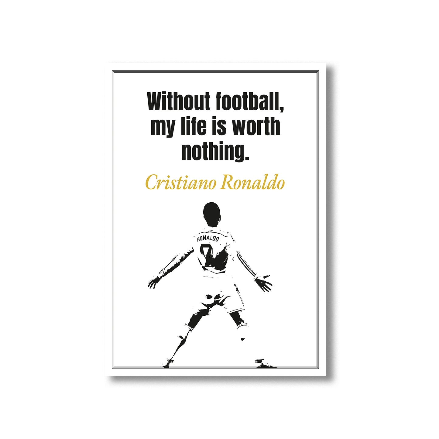 Ronaldo Real Madrid Wall Art Print, Product