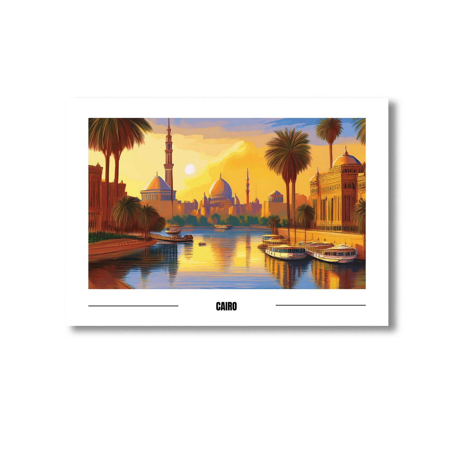 Cairo Wall Art Print Home decor Poster, Product