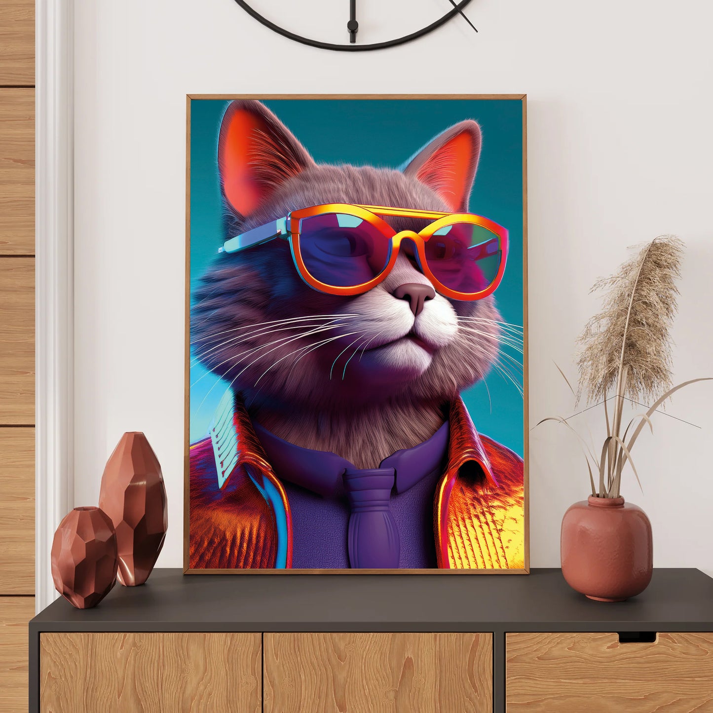 Cat wall Art, Bedroom