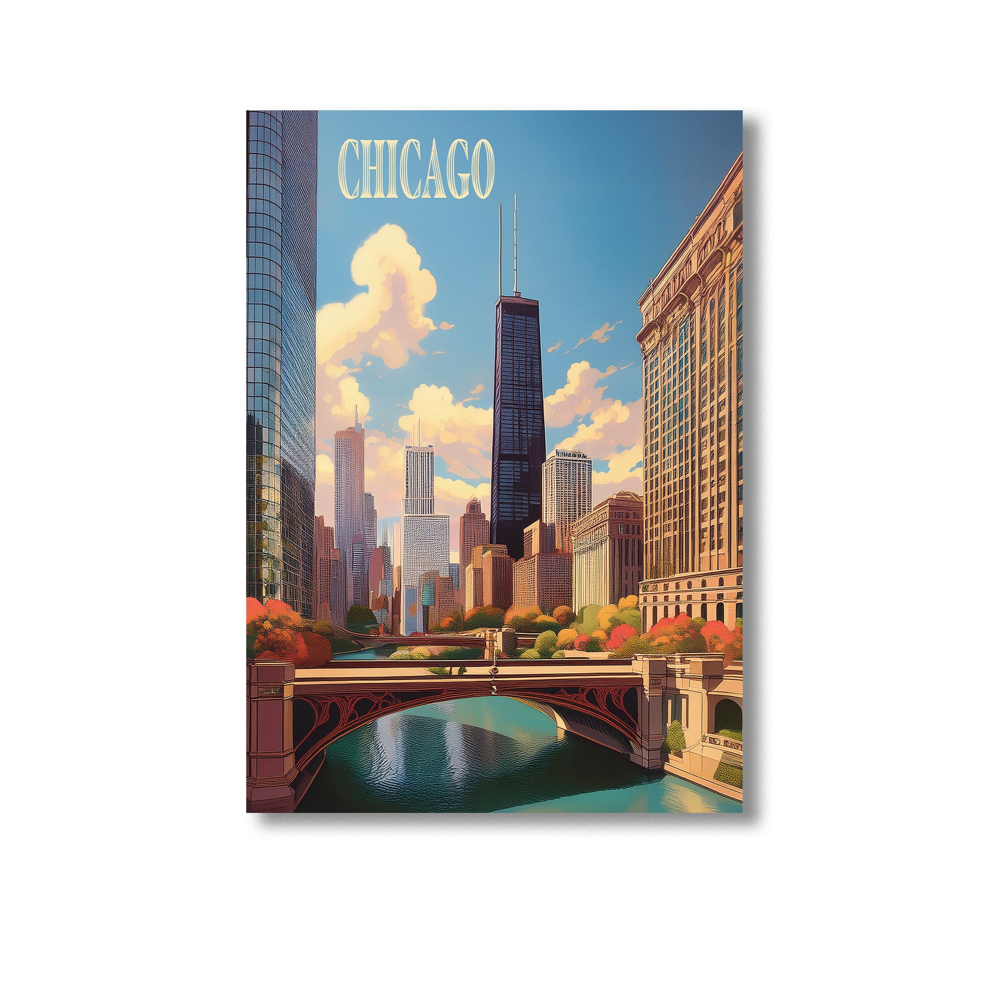 Chicago Wall Art Print Home decor Poster, Product