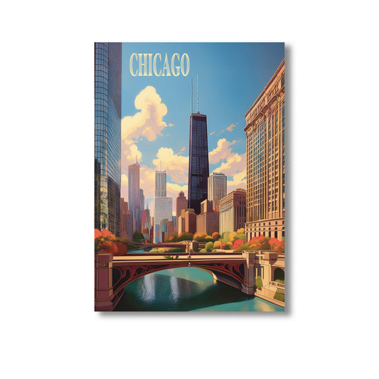 Chicago Wall Art Print Home decor Poster, Product