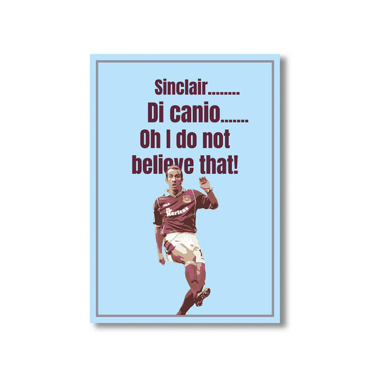 Di Canio West Ham Wall Art Print, Product