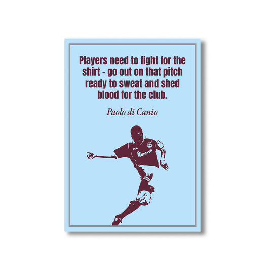 Di Canio West Ham Wall Art Print, Product