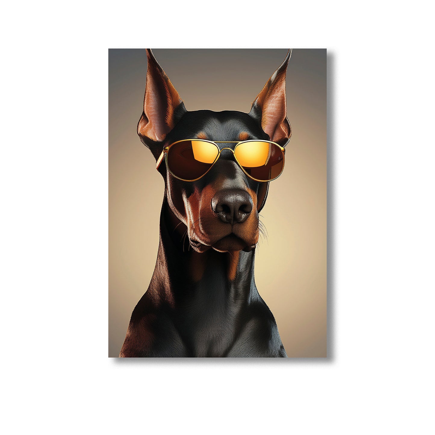 Doberman Wall Art Print, Product