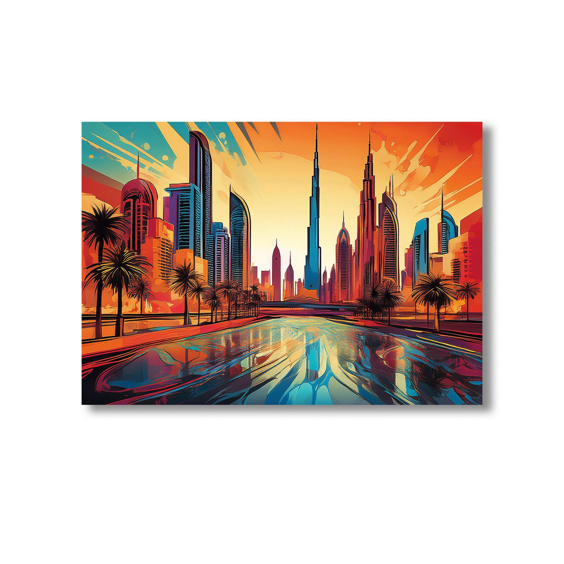 Dubai all Art Print Home decor Poster, Product