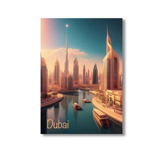 Dubai Wall Art Print Home decor Poster, Product