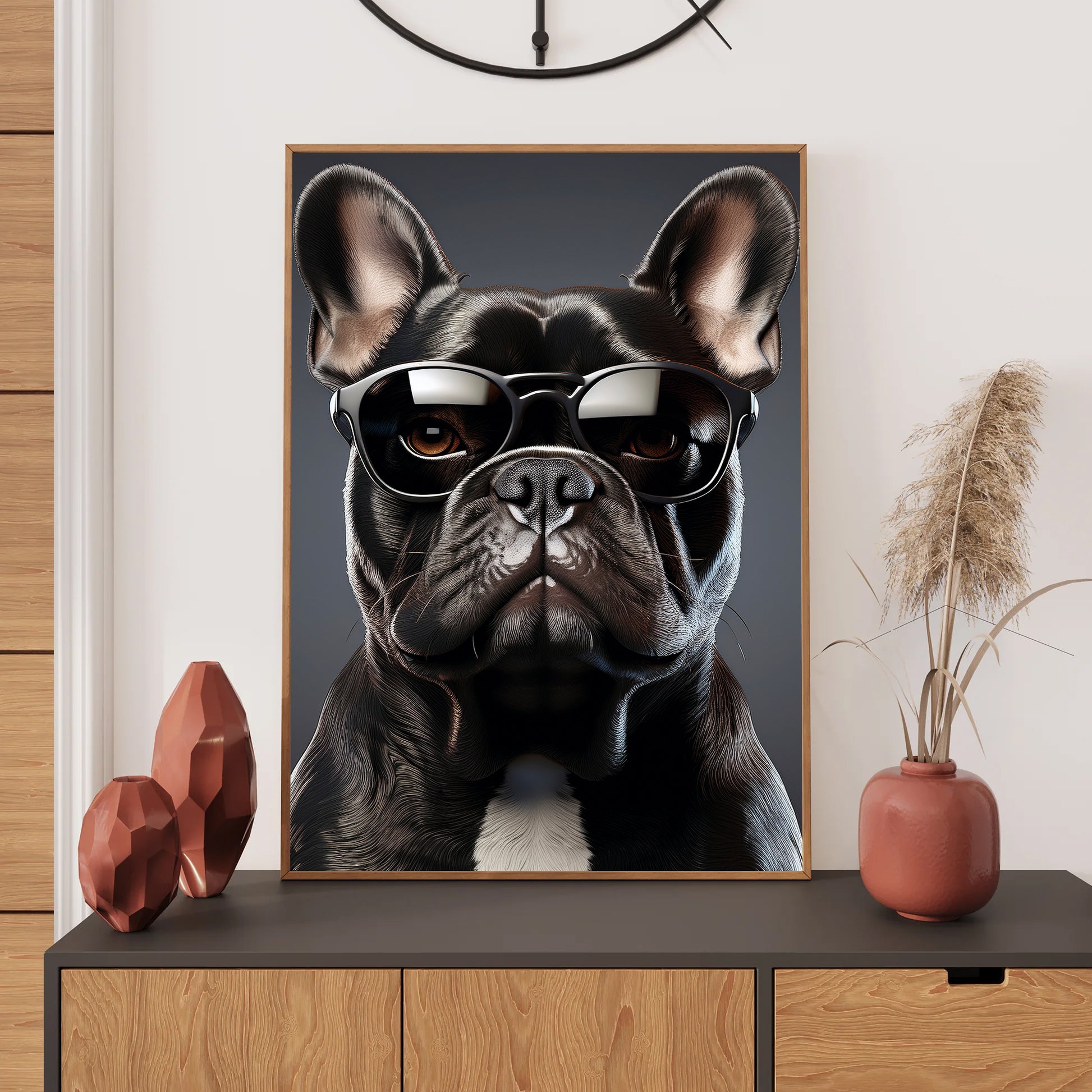 French Bulldog Wall Art Print, Bedroom