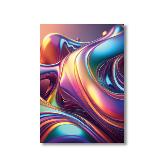 Abstract colorful design on a white background