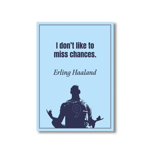 Haaland Manchester City Wall Art Print, Product