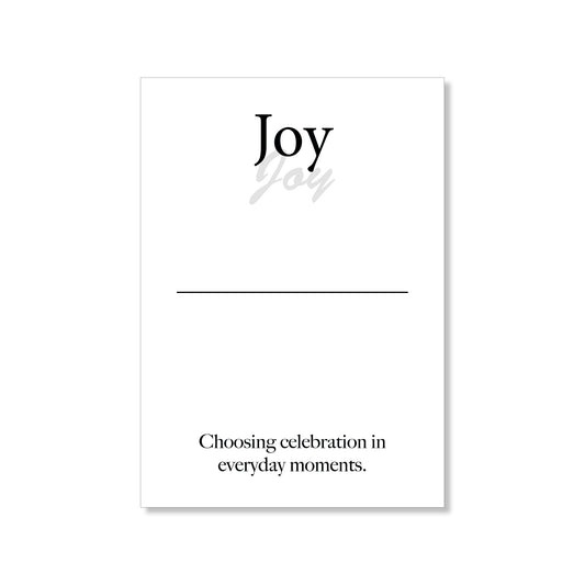 Joy wall art digital download – printable minimalist quote for happiness and positivity