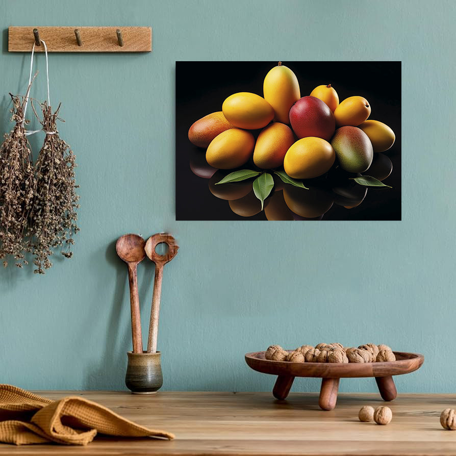 Mango Kitchen Wall Art Print Home decor Poster, Kitchen