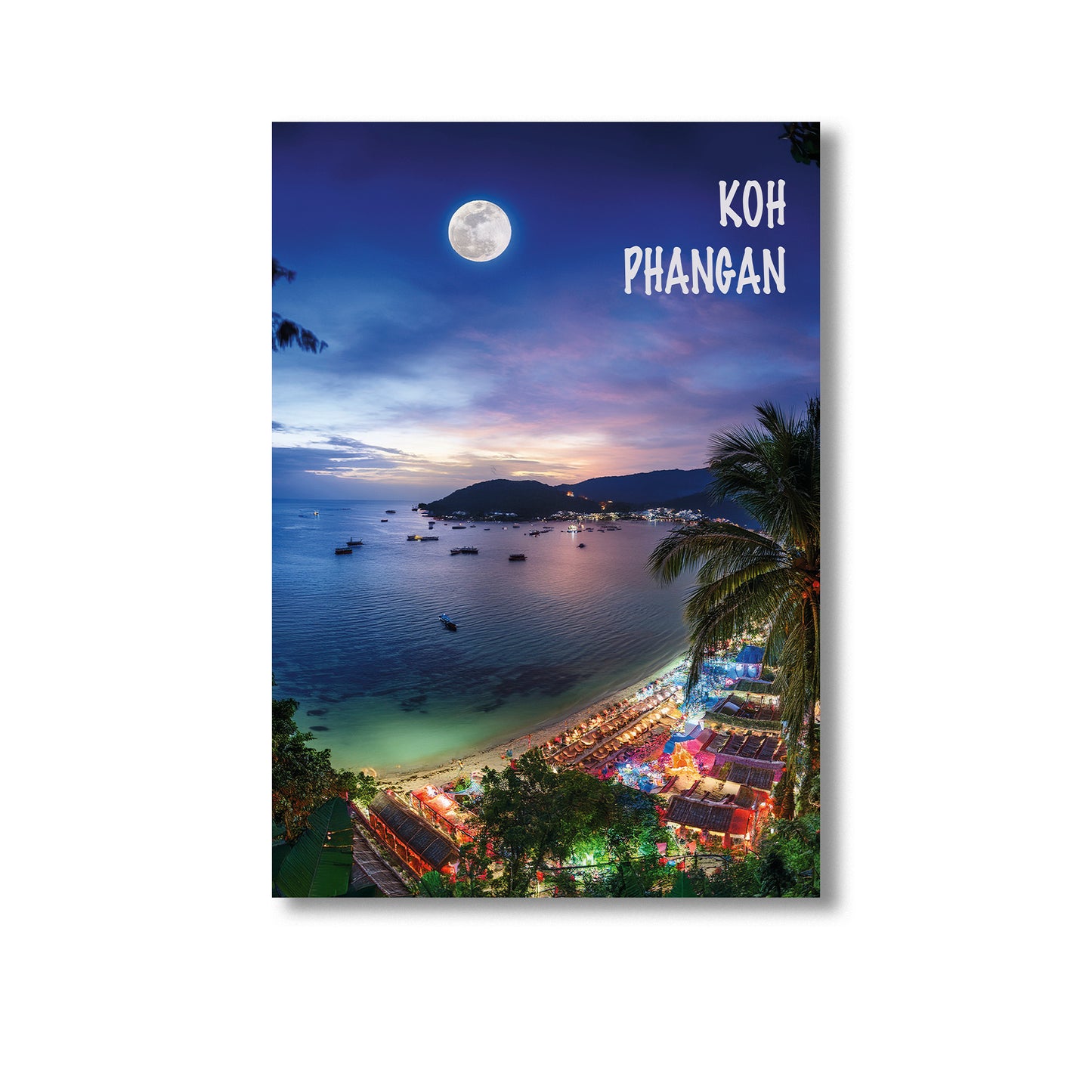 Koh Phangan Wall Art Print Home decor Poster, Product