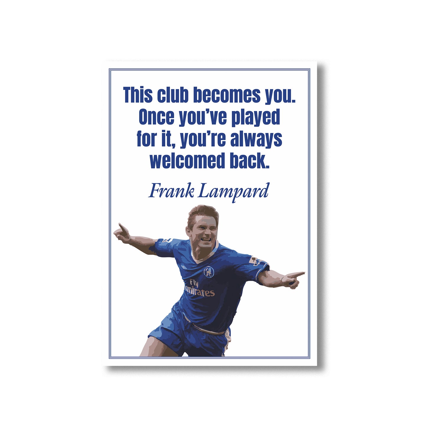 Lampard Chelsea Wall Art Print, Product