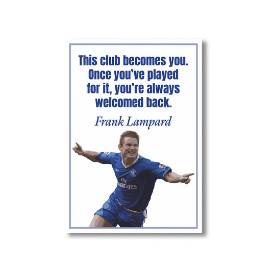 Lampard Chelsea Wall Art Print, Product