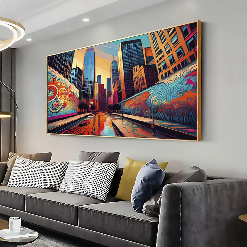 Chicago Wall Art Print Home decor Poster, Living room