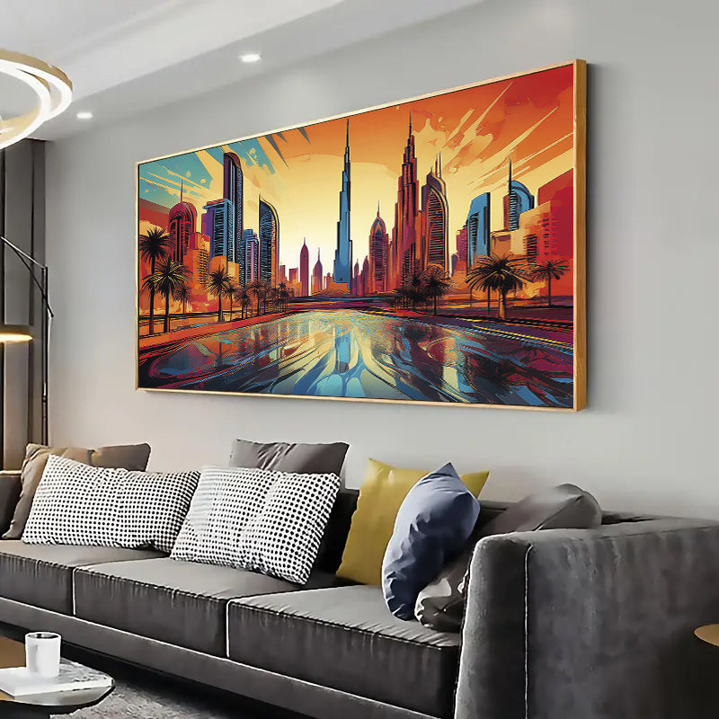 Dubai Wall Art Print Home decor Poster, Living room