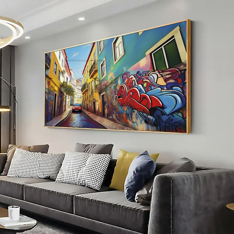 Lisbon Wall Art print, Living room