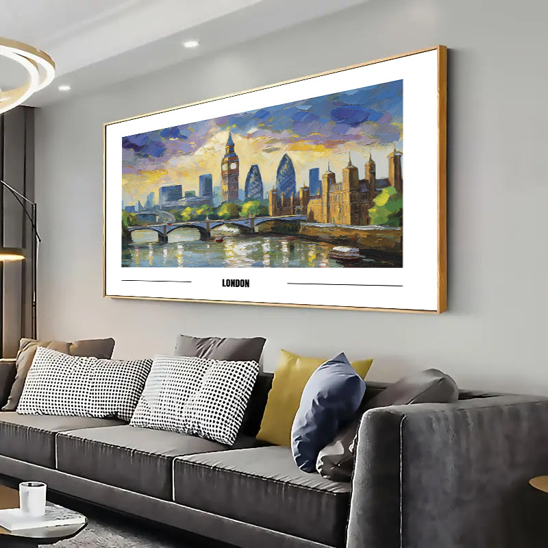 London Wall Prints, Living room