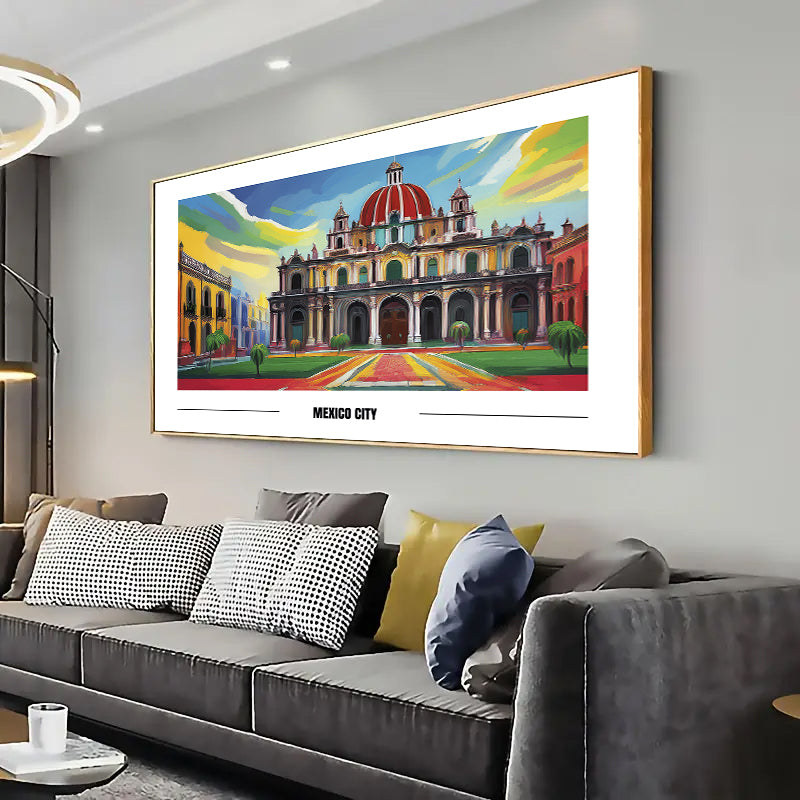 Mexico Wall Art Print Home decor Poster, Living room
