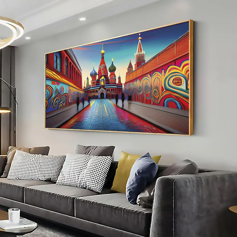 Moscow Wall Art Print Home decor Print, Living room