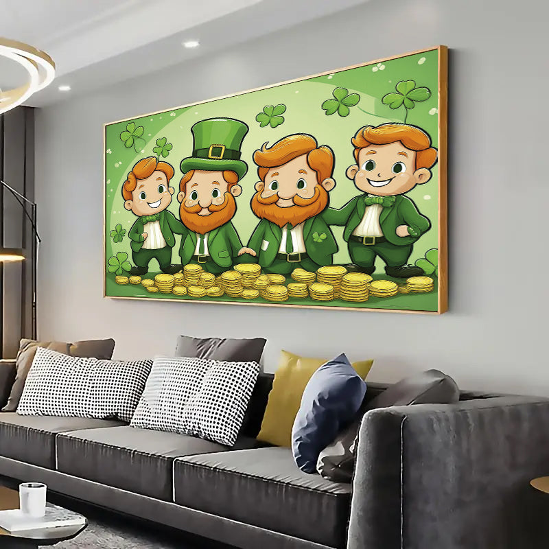 st patrick's day Wall Art Print Home decor Poster, Living room