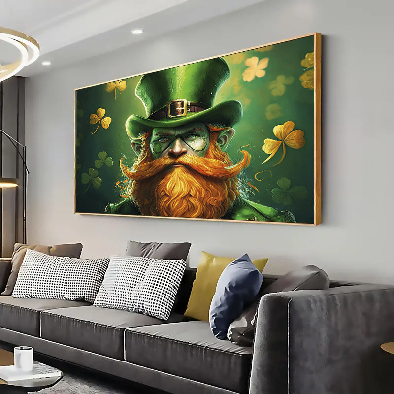 St. Patricks Day Wall Art Print Home decor Poster, Living room