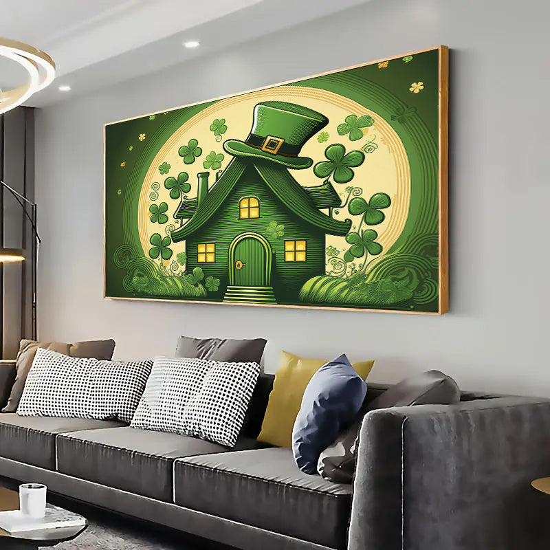 St Patrick's Day Wall Art Print Home decor Poster, Living room